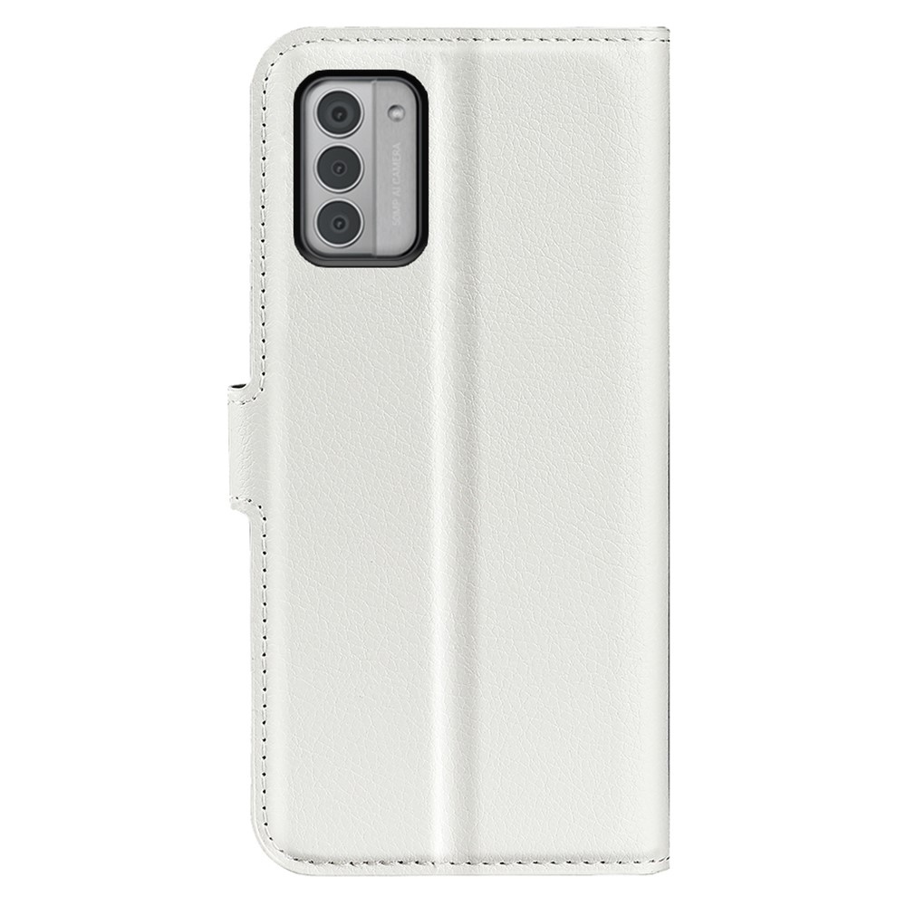 Litchi knížkové pouzdro na Nokia G42 - bílé