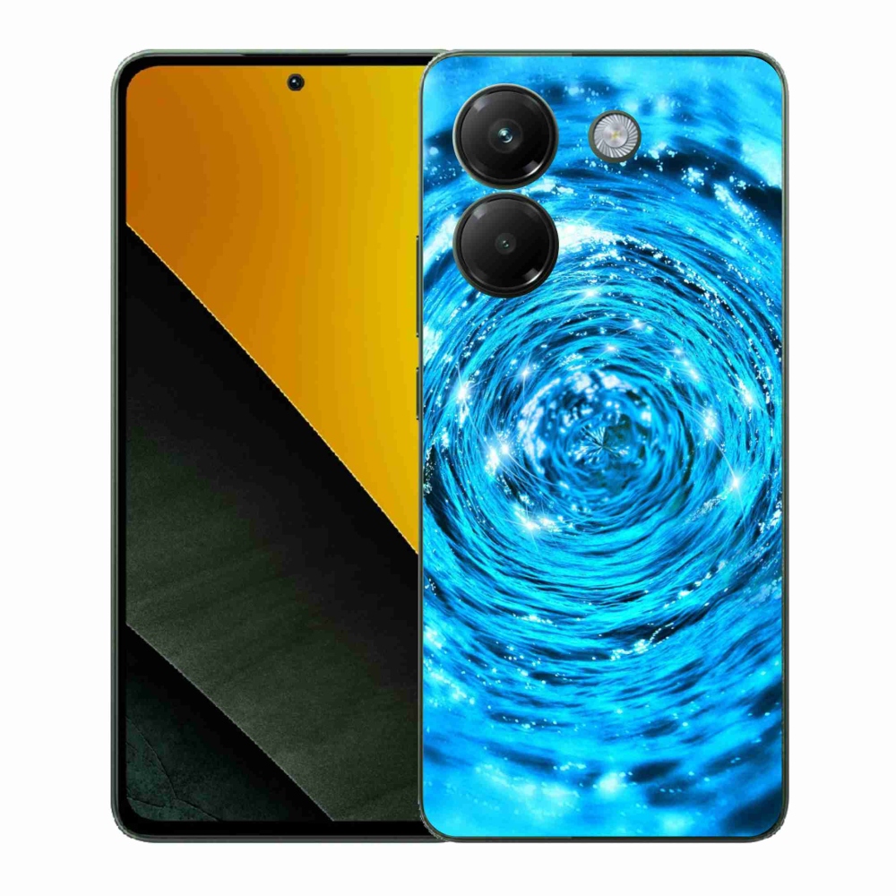 Gelový kryt mmCase na Xiaomi Poco M7 Pro 5G - vodní vír