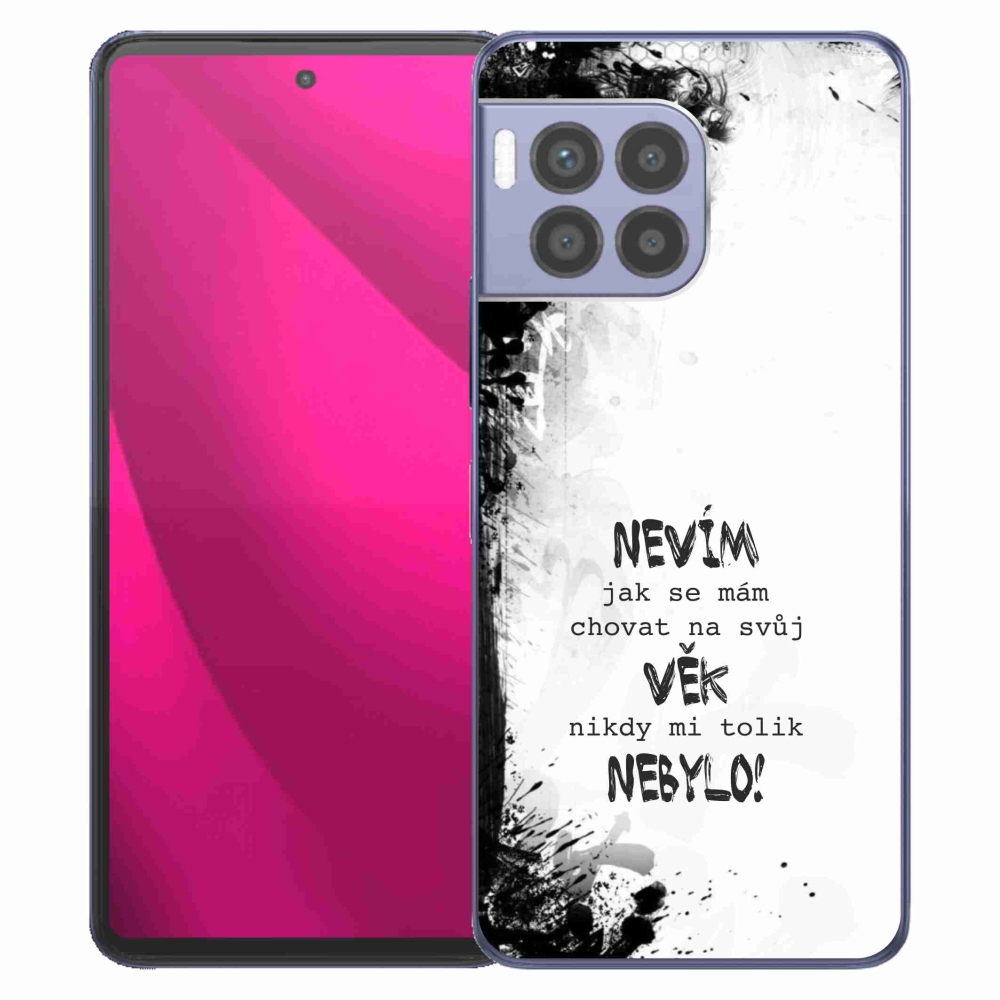Gelový kryt mmCase na T-Mobile T Phone 2 Pro - vtipný text 14 bílé pozadí