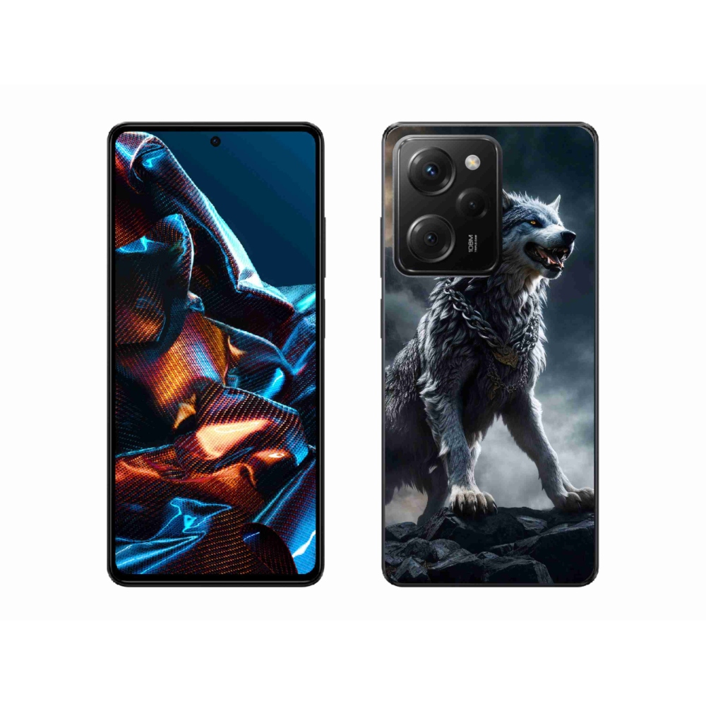 Gelový kryt mmCase na Xiaomi Poco X5 Pro 5G - vlk 1