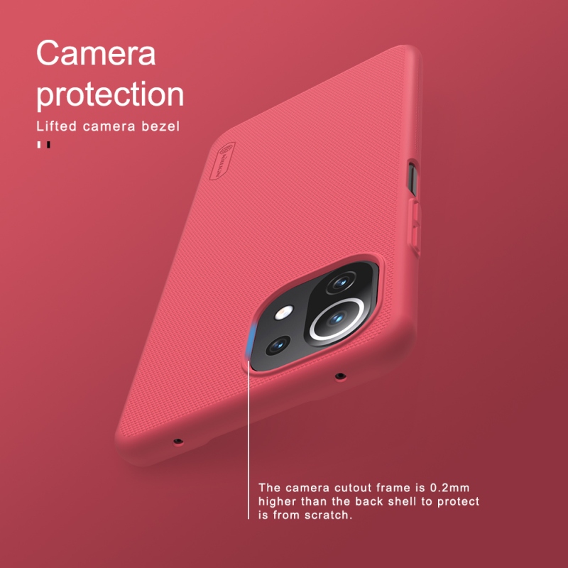 Nillkin Super Frosted Zadní Kryt pro Xiaomi Mi 11 Lite 4G/5G/5G NE Black
