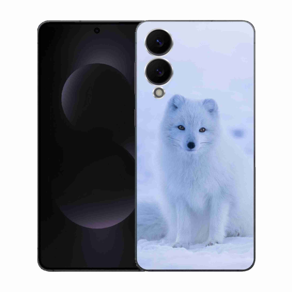 Gelový kryt mmCase na Samsung Galaxy S25 Edge - polární liška