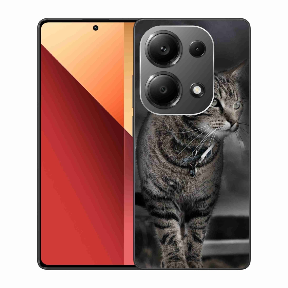 Gelový kryt mmCase na Xiaomi Redmi Note 13 Pro 4G/Poco M6 Pro - kočka