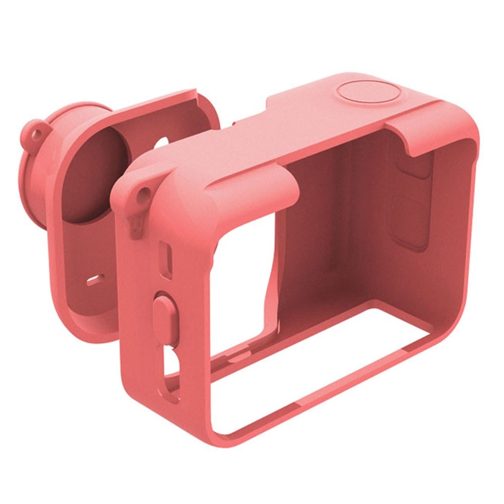 Silikonový ochranný obal s krytkou objektivu pro Insta360 GO Ultra – růžový