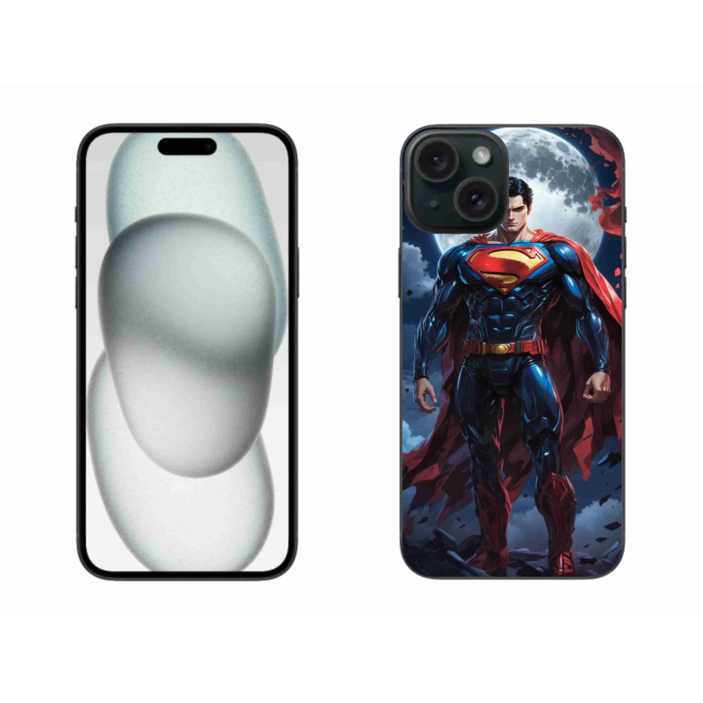Gelový kryt mmCase na iPhone 15 Plus - superman