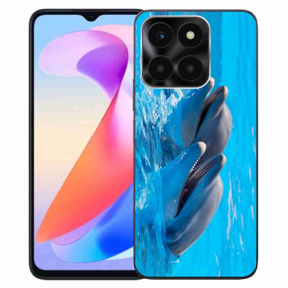Gelový kryt mmCase na Honor X6a - delfíni