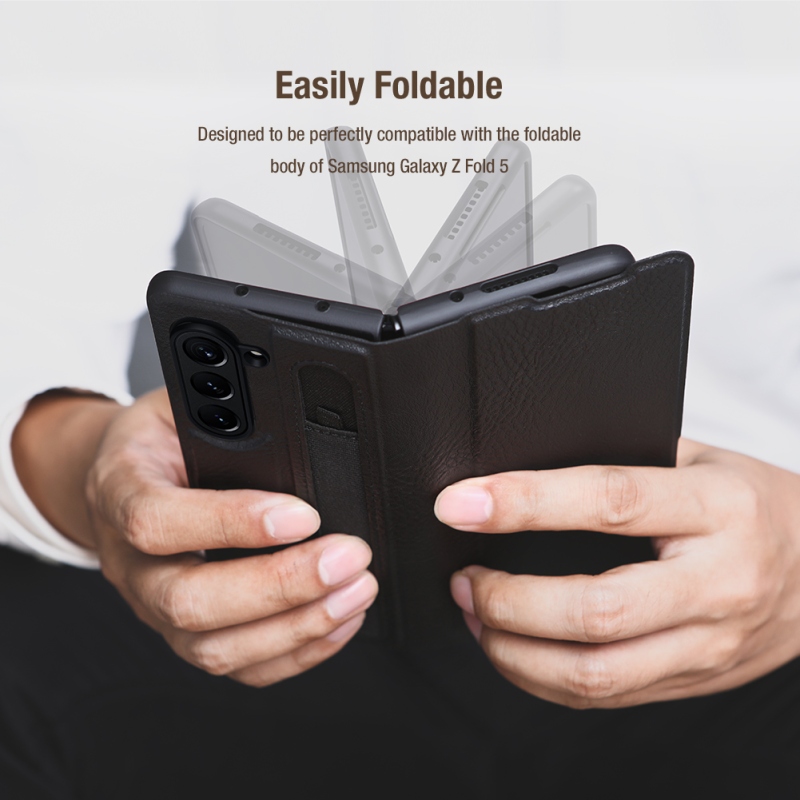 Nillkin Aoge Pouzdro pro Samsung Galaxy Z Fold 5 Black