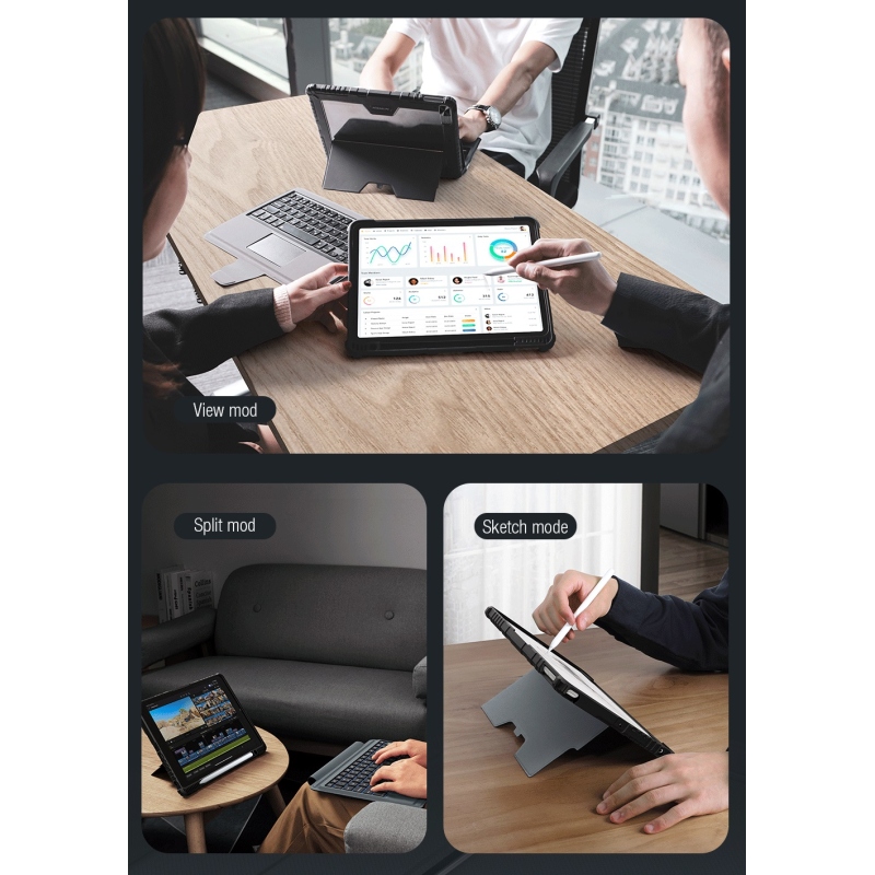Nillkin Bumper Combo Keyboard Case (Backlit Version) pro iPad 10.2 2019/2020/2021 Black
