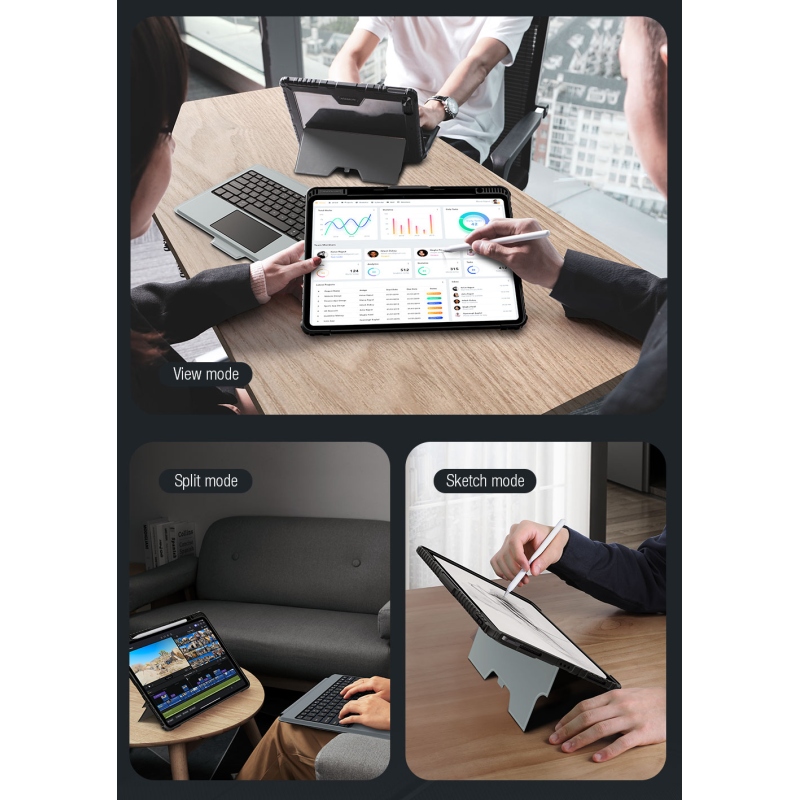 Nillkin Bumper Combo Keyboard Case (Backlit Version) pro iPad Pro 13 2024 Black