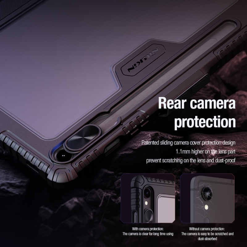 Nillkin Bumper PRO Protective Stand Case Multi-angle pro Samsung Galaxy Tab S9 Black