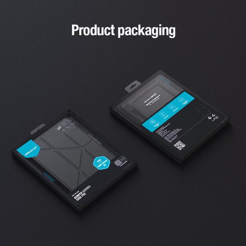 Nillkin Bumper PRO Protective Stand Case Multi-angle pro Samsung Galaxy Tab S9 Sapphire Blue