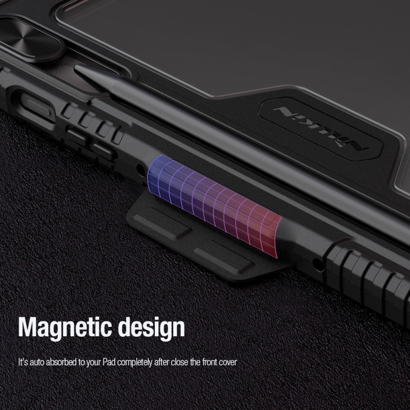 Nillkin Bumper PRO Protective Stand Case Multi-angle pro Samsung Galaxy Tab S9 Sapphire Blue