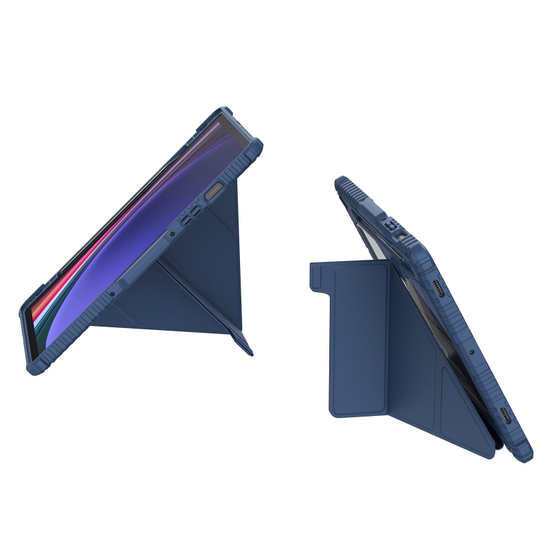 Nillkin Bumper PRO Protective Stand Case Multi-angle pro Samsung Galaxy Tab S9 Sapphire Blue