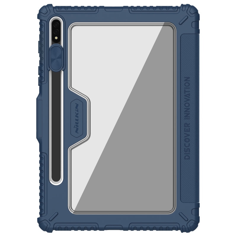 Nillkin Bumper PRO Protective Stand Case pro Samsung Galaxy Tab S7+/S8+/S8+ 5G Sapphire Blue