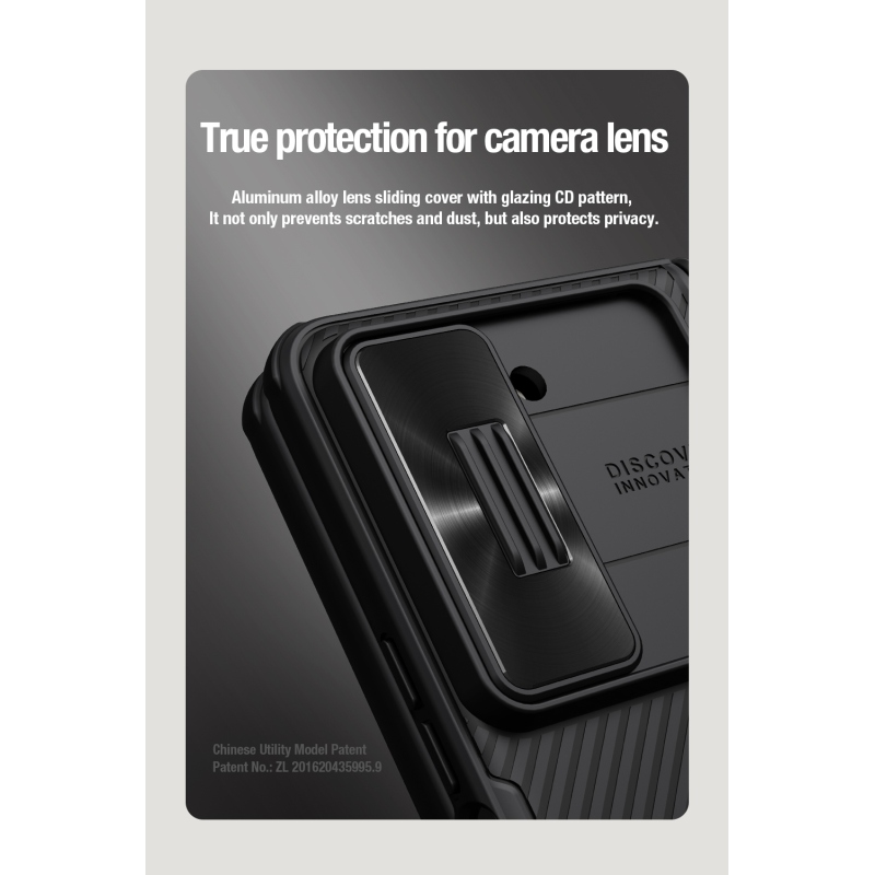 Nillkin CamShield FOLD Slot+Stand Zadní Kryt pro Samsung Galaxy Z Fold 5 Black