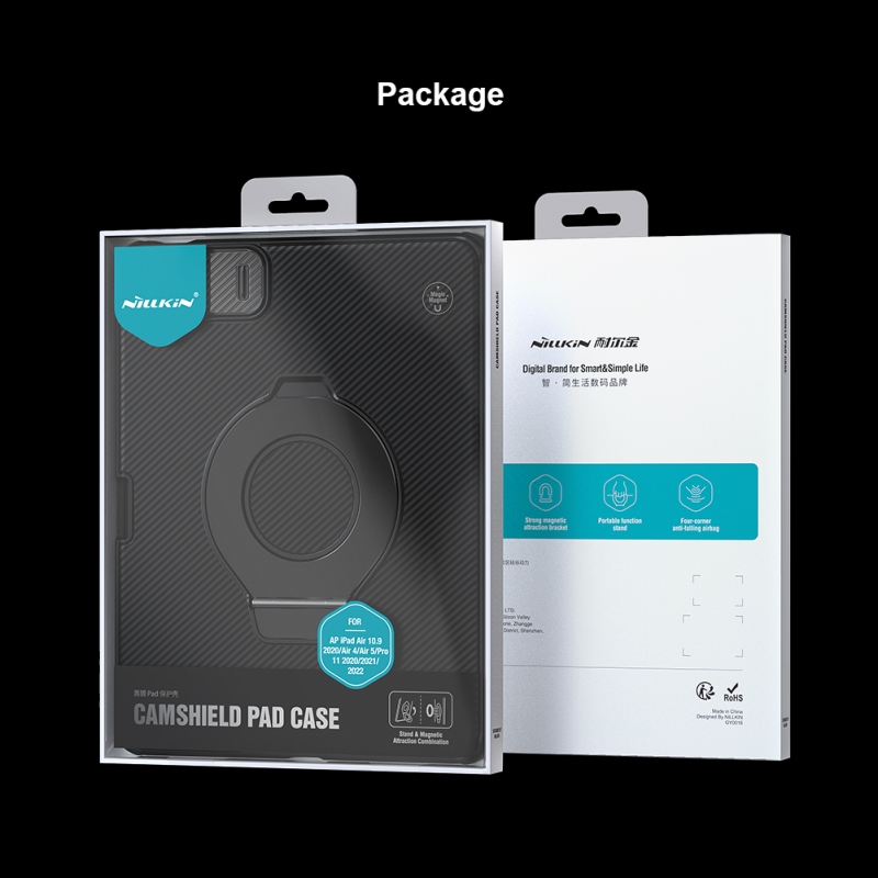 Nillkin CamShield Pad Zadní Kryt pro iPad Air 4/5/10.9 2020/11 2024/ Pro 11 2020/2021/2022 Black
