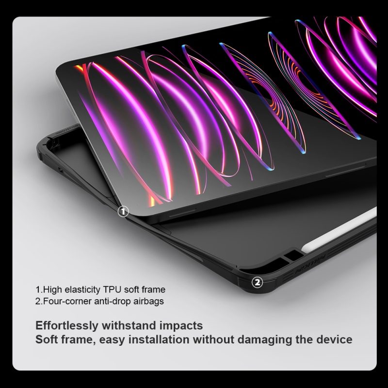 Nillkin CamShield Pad Zadní Kryt pro iPad Air 4/5/10.9 2020/11 2024/ Pro 11 2020/2021/2022 Black