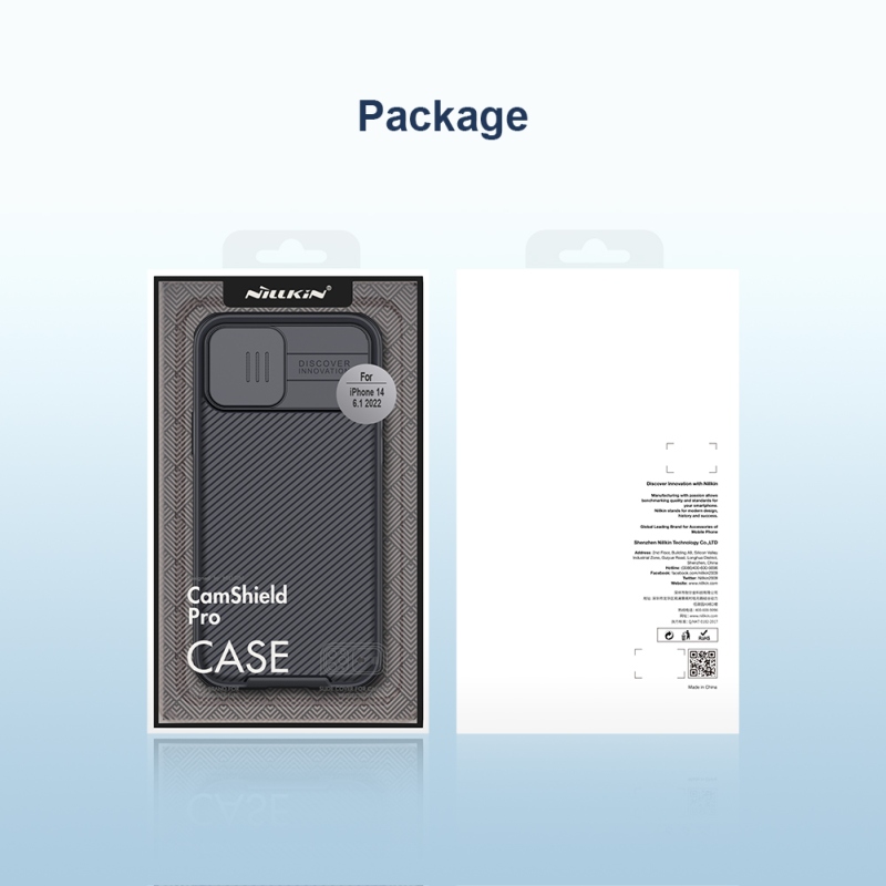 Nillkin CamShield PRO Magnetic Zadní Kryt pro Apple iPhone 13/14 Blue