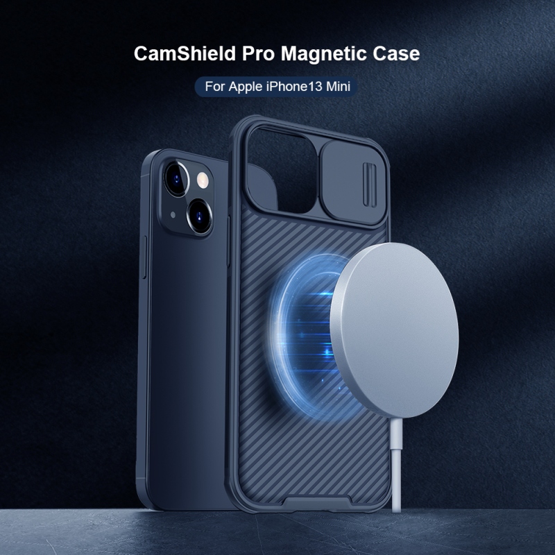 Nillkin CamShield PRO Magnetic Zadní Kryt pro Apple iPhone 13 mini Black