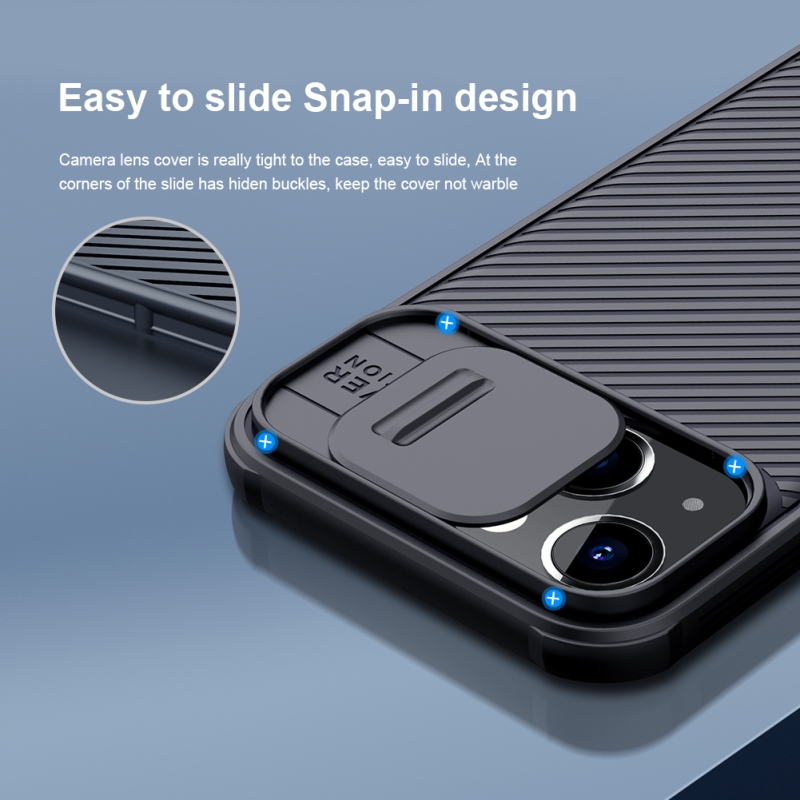 Nillkin CamShield PRO Magnetic Zadní Kryt pro Apple iPhone 13 mini Black