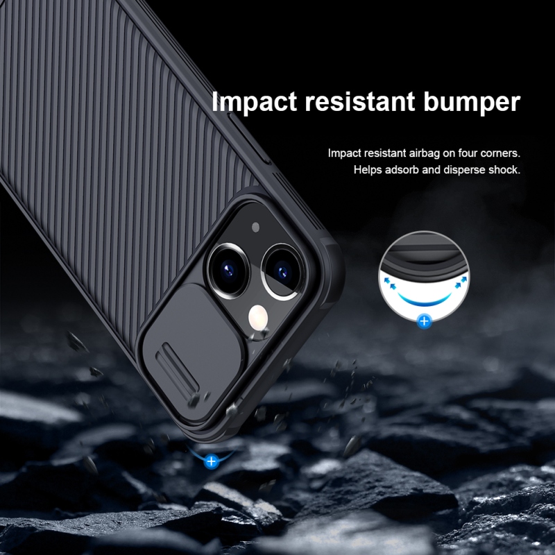 Nillkin CamShield PRO Magnetic Zadní Kryt pro Apple iPhone 13 mini Black