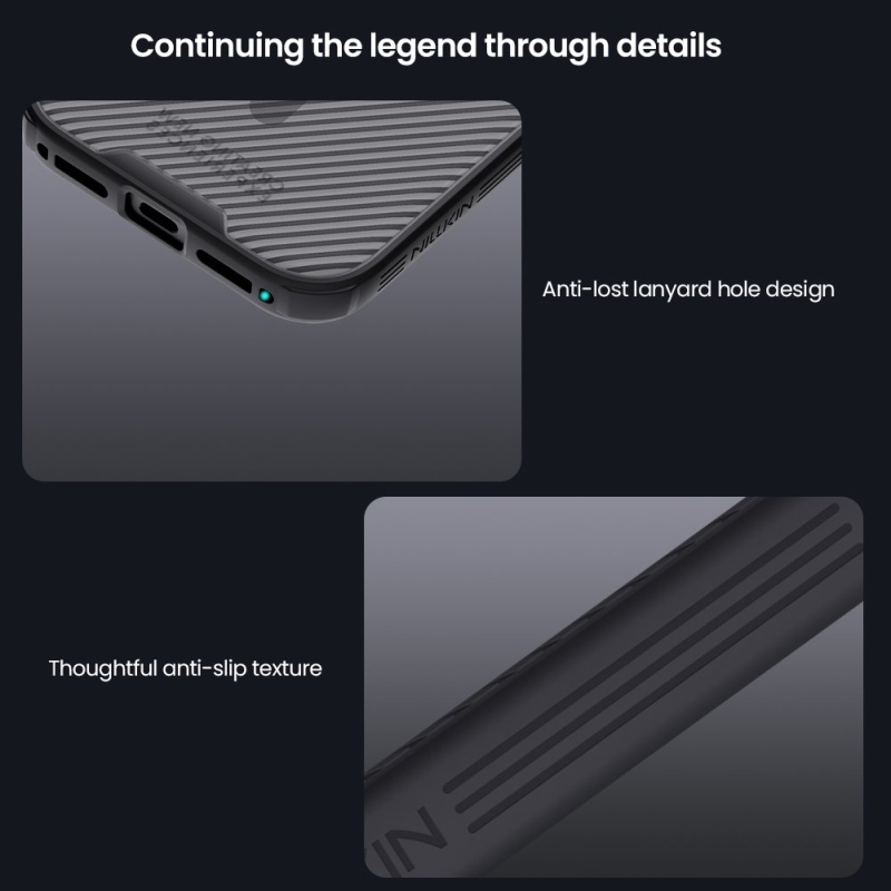 Nillkin CamShield PRO Magnetic Zadní Kryt pro Apple iPhone 17 Pro Transparent Black