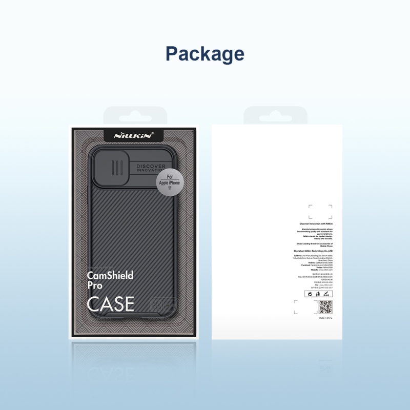 Nillkin CamShield PRO Zadní Kryt pro Apple iPhone 11 Black