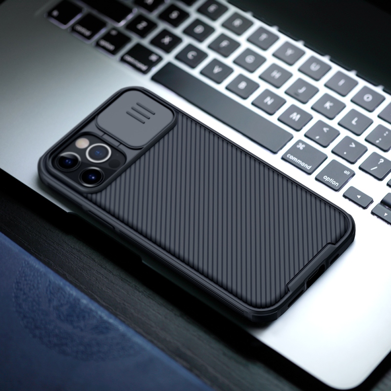 Nillkin CamShield PRO Zadní Kryt pro Apple iPhone 12/12 Pro 6.1 Black