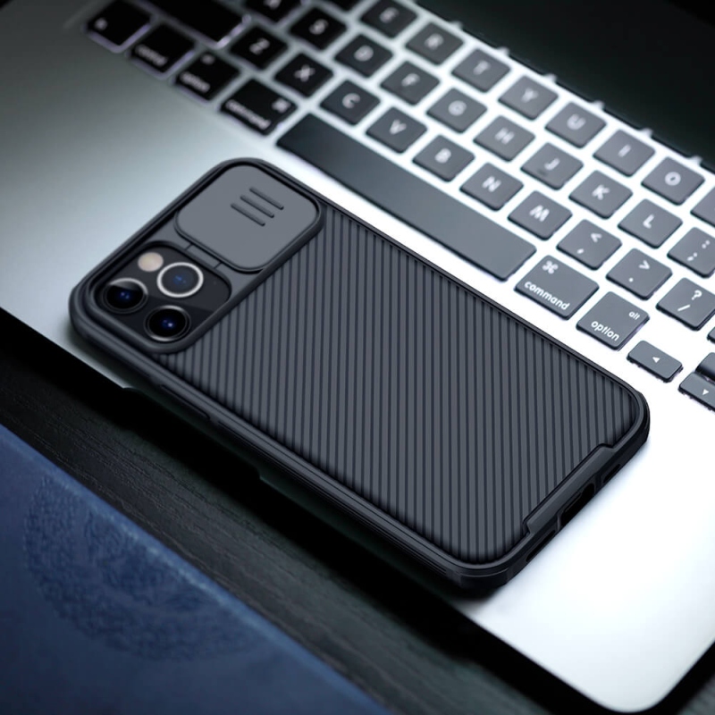 Nillkin CamShield PRO Zadní Kryt pro Apple iPhone 12/12 Pro 6.1 Black