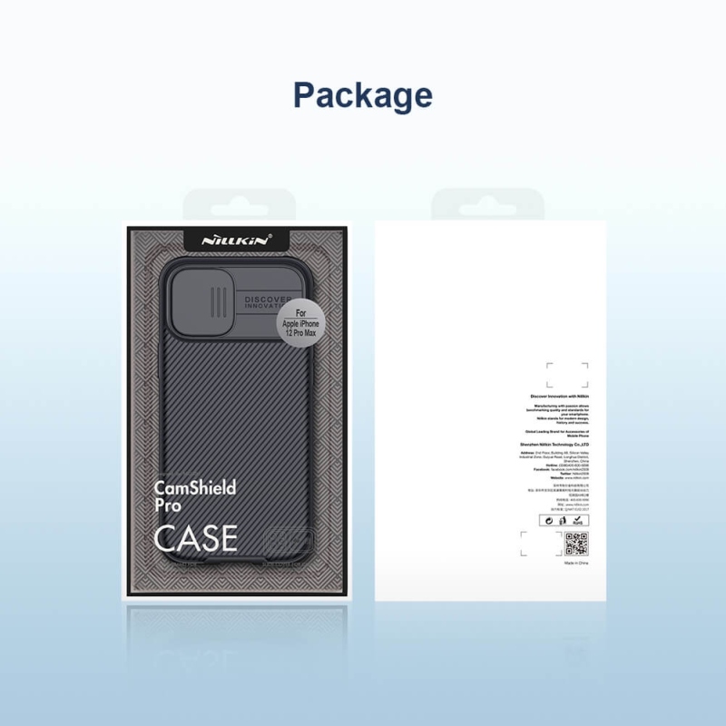 Nillkin CamShield PRO Zadní Kryt pro Apple iPhone 12 Pro Max 6.7 Black