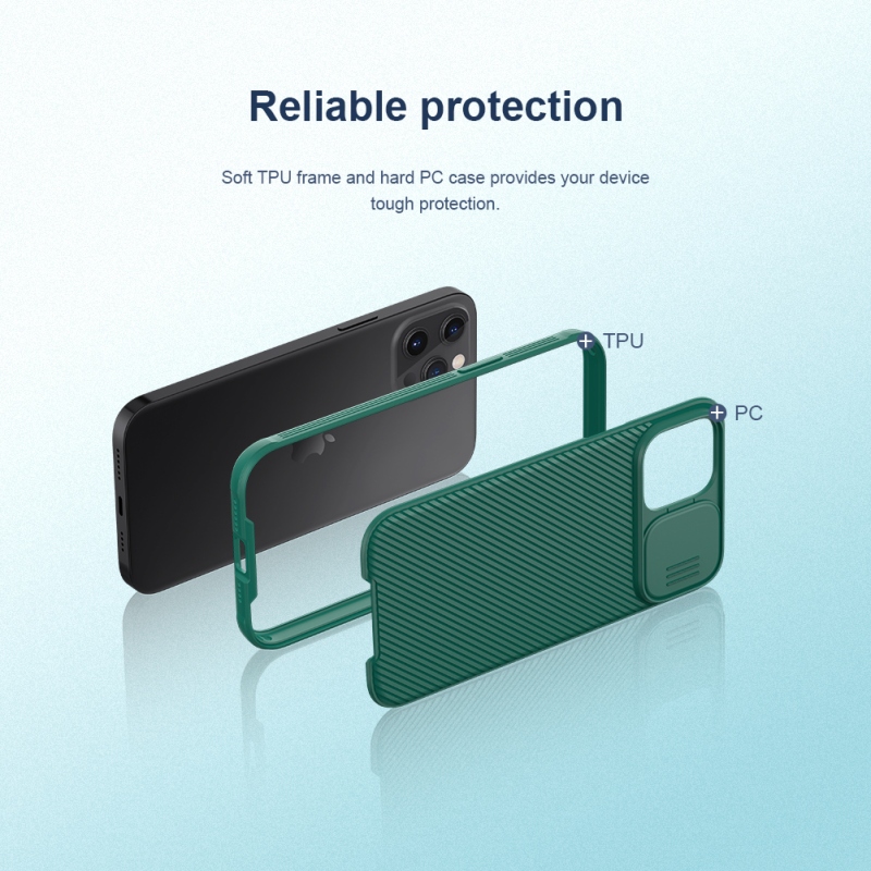 Nillkin CamShield PRO Zadní Kryt pro Apple iPhone 12 Pro Max 6.7 Black