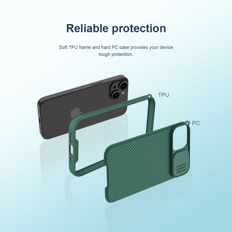 Nillkin CamShield PRO Zadní Kryt pro Apple iPhone 13/14 Black