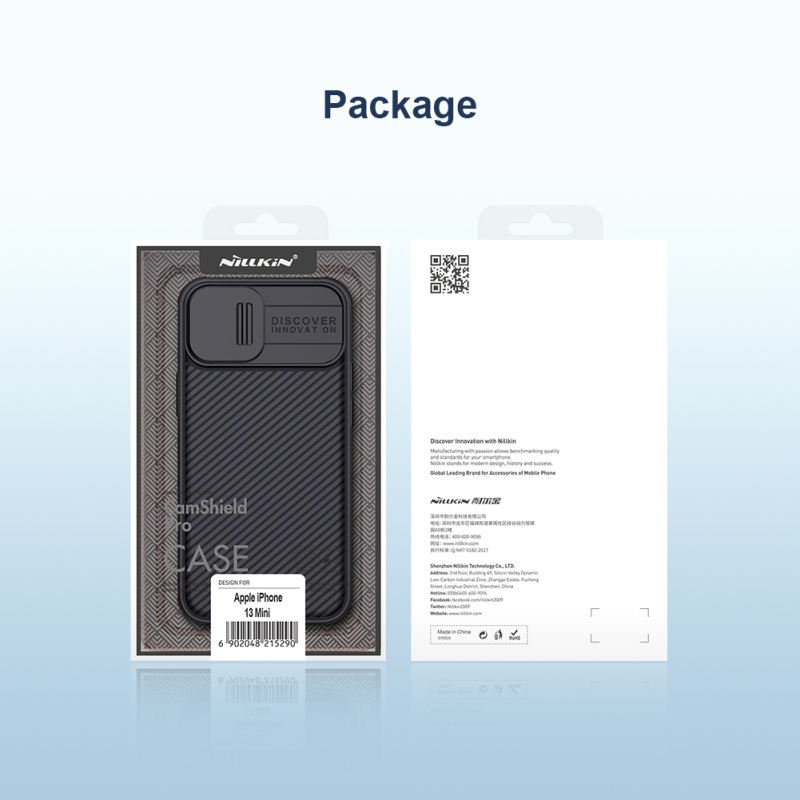 Nillkin CamShield PRO Zadní Kryt pro Apple iPhone 13 mini Black