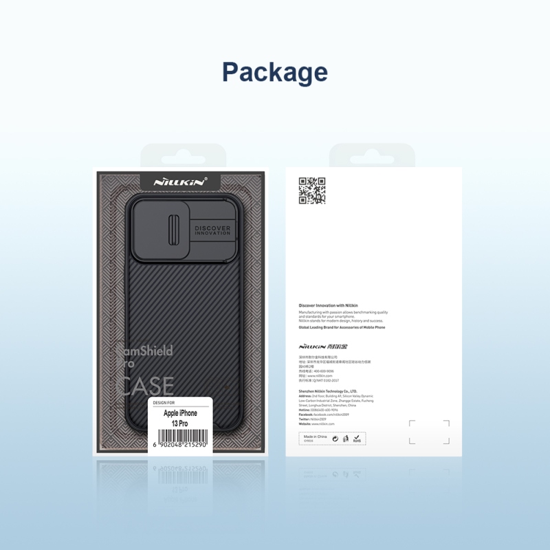 Nillkin CamShield PRO Zadní Kryt pro Apple iPhone 13 Pro Black