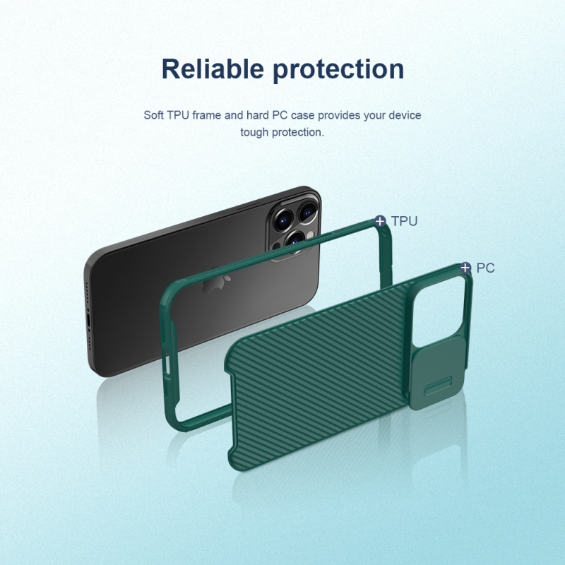 Nillkin CamShield PRO Zadní Kryt pro Apple iPhone 13 Pro Black