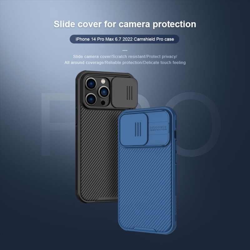 Nillkin CamShield PRO Zadní Kryt pro Apple iPhone 14 PRO MAX Black