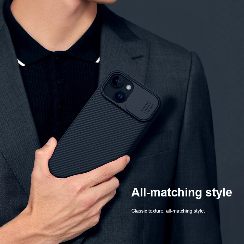 Nillkin CamShield PRO Zadní Kryt pro Apple iPhone 15 Black