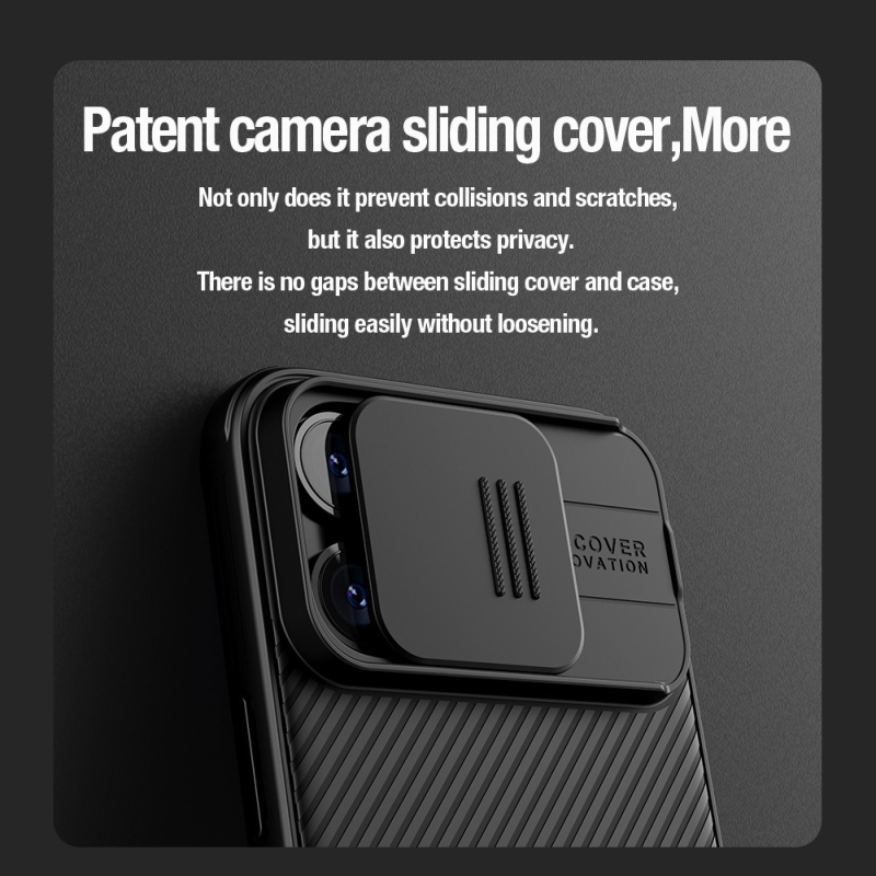 Nillkin CamShield PRO Zadní Kryt pro Apple iPhone 15 Pro Black