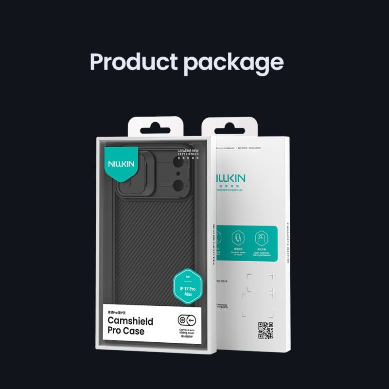 Nillkin CamShield PRO Zadní Kryt pro Apple iPhone 17 Pro Max Golden