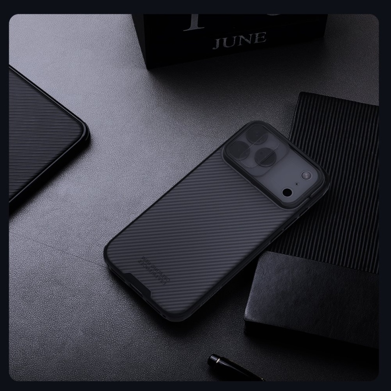 Nillkin CamShield PRO Zadní Kryt pro Apple iPhone 17 Pro Max Transparent Black