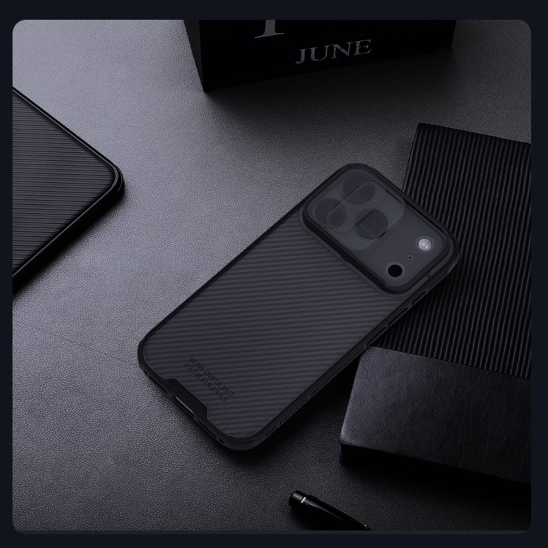 Nillkin CamShield PRO Zadní Kryt pro Apple iPhone 17 Pro Transparent Black