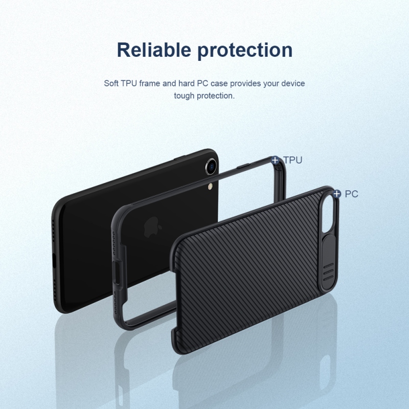 Nillkin CamShield PRO Zadní Kryt pro Apple iPhone 7/8/SE2020/SE2022 Black