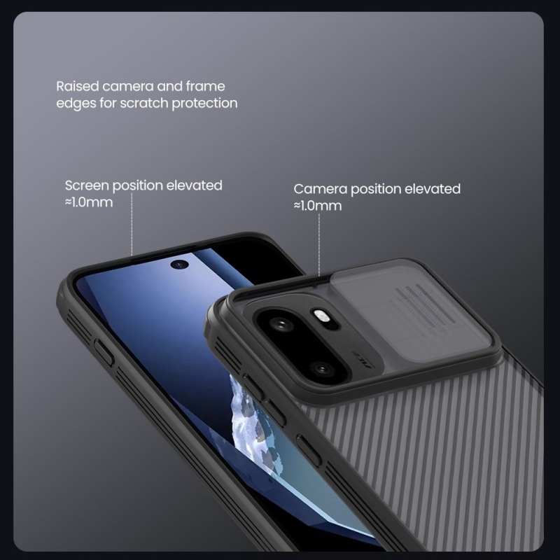 Nillkin CamShield PRO Zadní Kryt pro OnePlus 15R Transparent Black