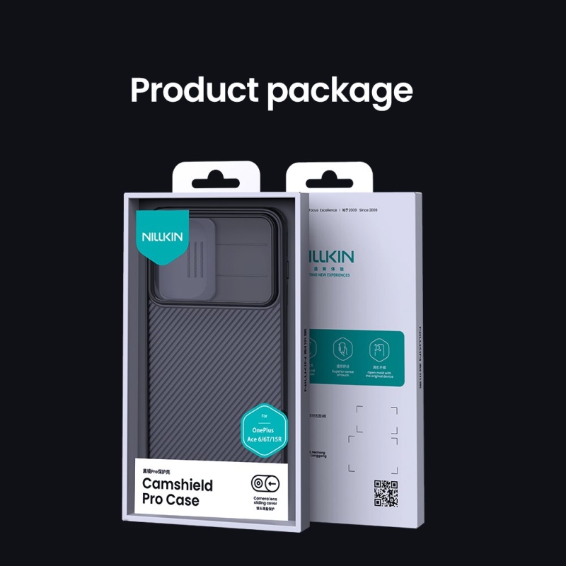 Nillkin CamShield PRO Zadní Kryt pro OnePlus 15R Transparent Black