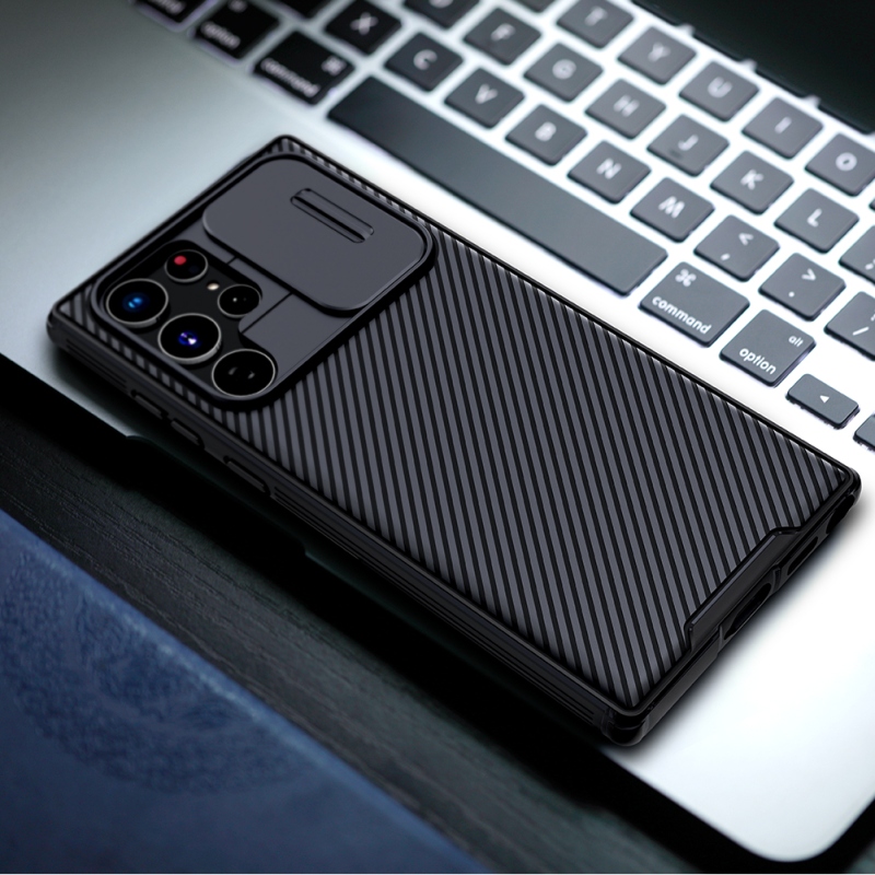 Nillkin CamShield PRO Zadní Kryt pro Samsung Galaxy S22 Ultra Black