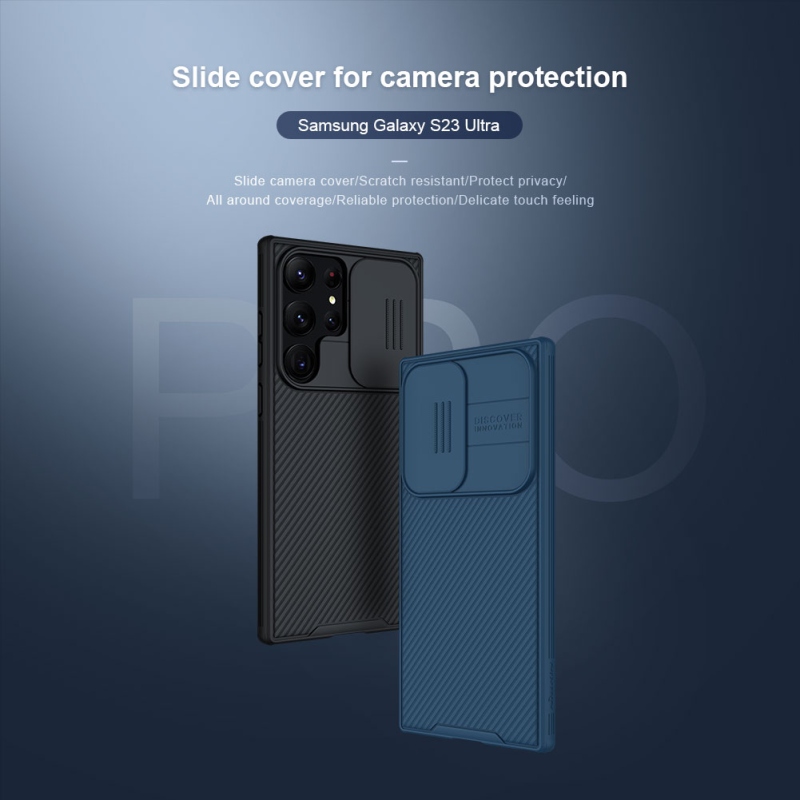 Nillkin CamShield PRO Zadní Kryt pro Samsung Galaxy S23 Ultra Black