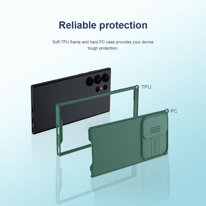 Nillkin CamShield PRO Zadní Kryt pro Samsung Galaxy S23 Ultra Black