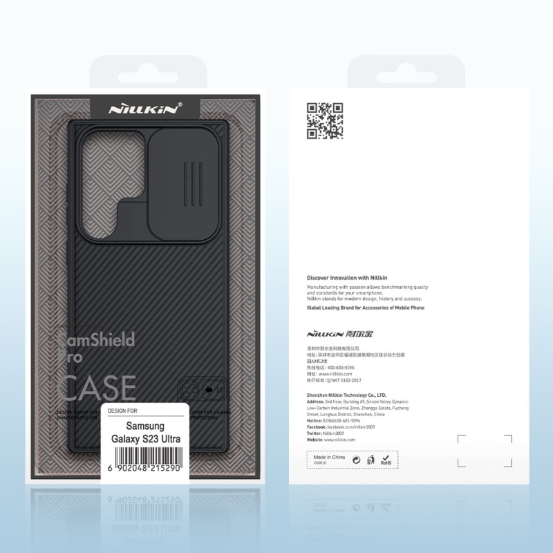 Nillkin CamShield PRO Zadní Kryt pro Samsung Galaxy S23 Ultra Black