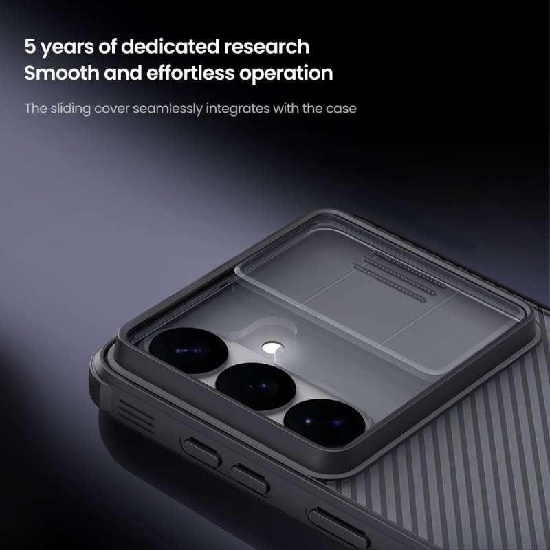 Nillkin CamShield PRO Zadní Kryt pro Samsung Galaxy S26+ Transparent Black