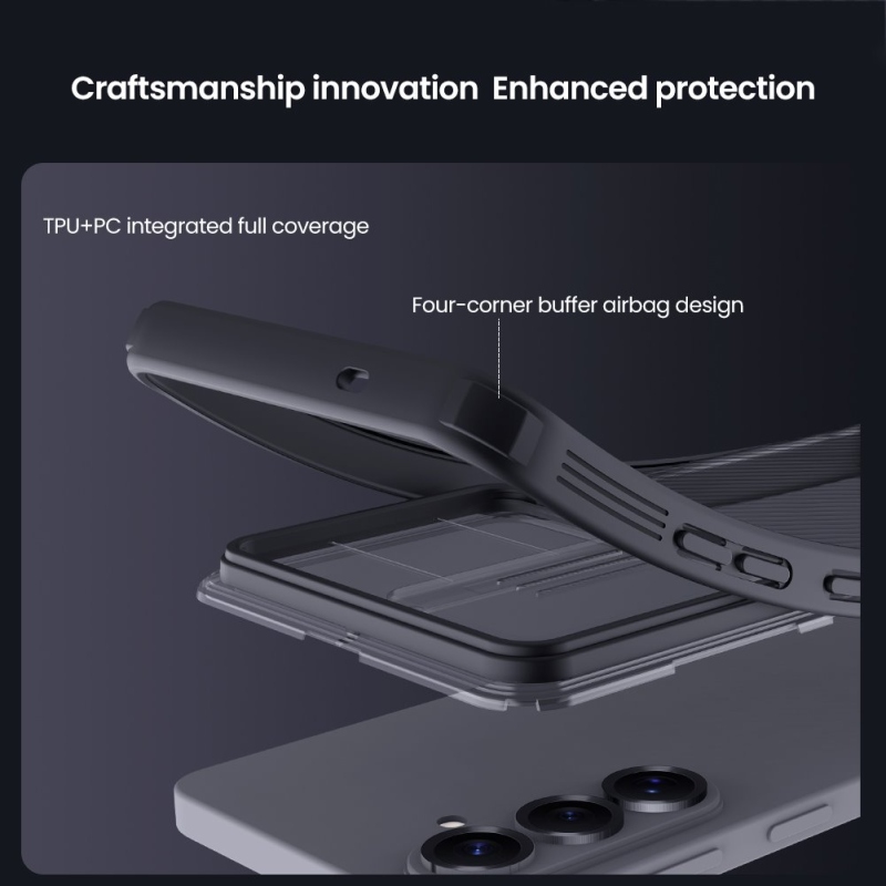 Nillkin CamShield PRO Zadní Kryt pro Samsung Galaxy S26 Transparent Black